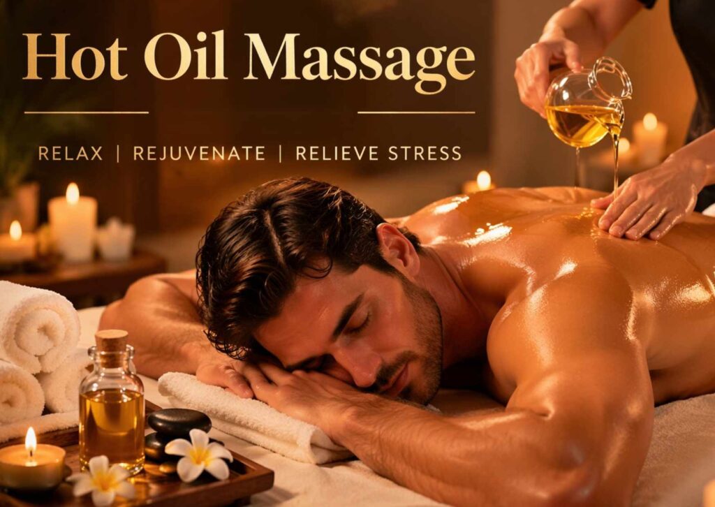 Hot Oil Massage center in Manikonda